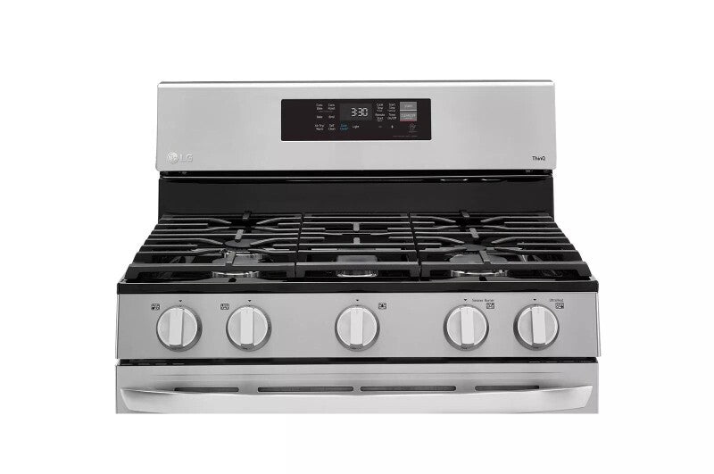 LG 5.8 cu ft. Smart Wi-Fi Enabled Fan Convection Gas Range with Air Fry & EasyClean® - Stainless Steel (LRGL5823S)
