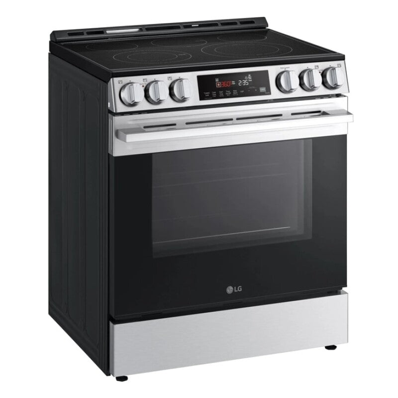 LG 6.3 Cu Ft. Smart Electric Slide-in Range With Air Fry & Easyclean® - Print Proof Stainless Steel (LSEL6333XE)