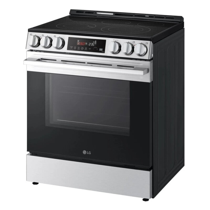 LG 6.3 Cu Ft. Smart Electric Slide-in Range With Air Fry & Easyclean® - Print Proof Stainless Steel (LSEL6333XE)