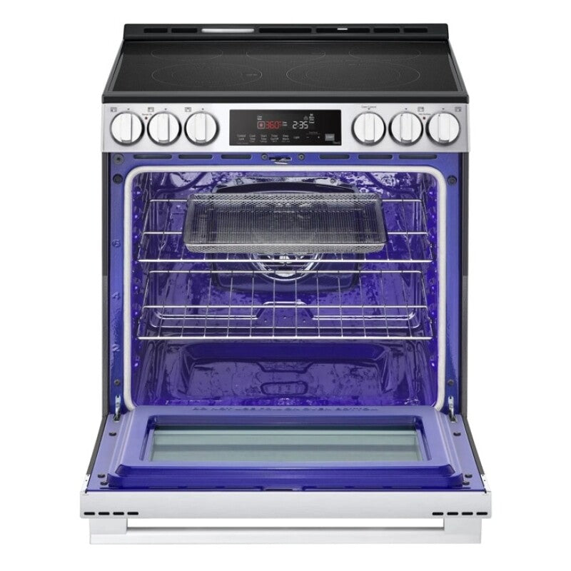 LG 6.3 Cu Ft. Smart Electric Slide-in Range With Air Fry & Easyclean® - Print Proof Stainless Steel (LSEL6333XE)