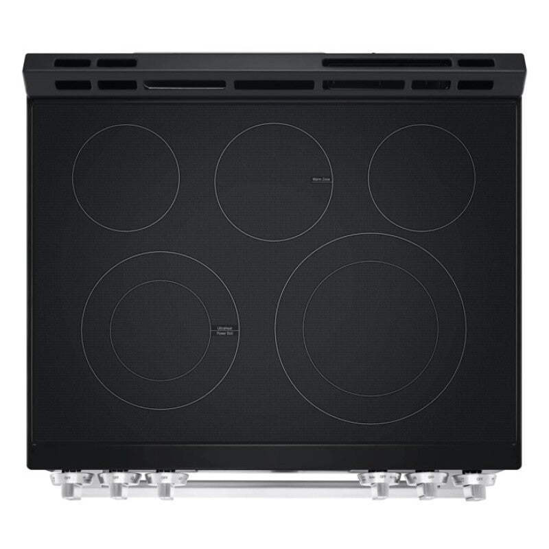LG 6.3 Cu Ft. Smart Electric Slide-in Range With Air Fry & Easyclean® - Print Proof Stainless Steel (LSEL6333XE)
