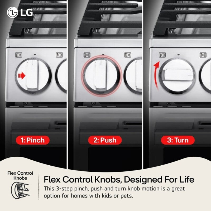 LG 6.3 Cu. Ft. Smart Electric Slide-in Range With Instaview®, Probake Convection®, And Air Fry - Print Proof Stainless Steel (LSEL6337XE)