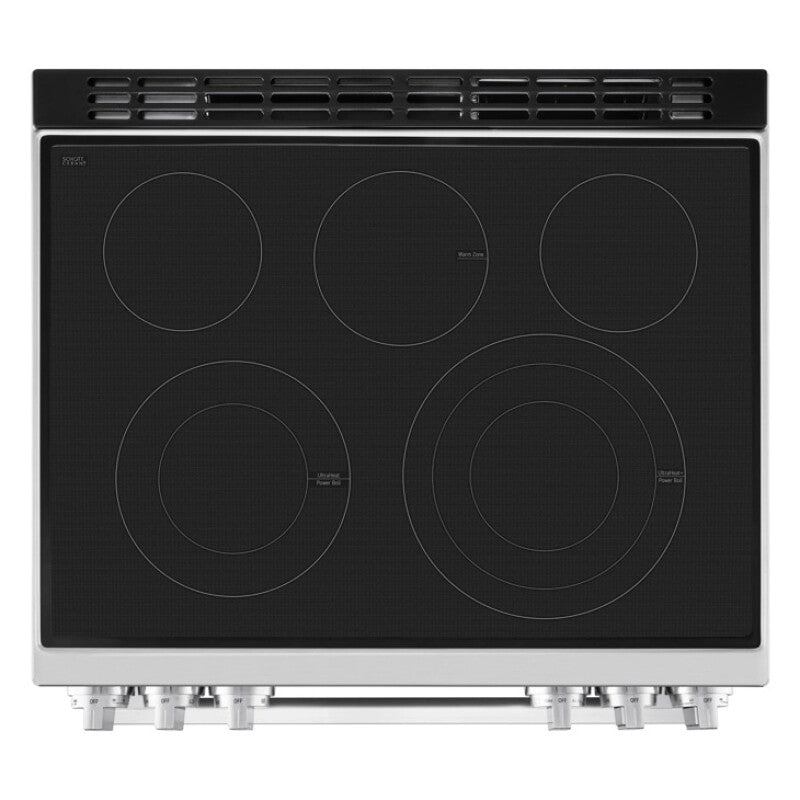 LG 6.3 Cu. Ft. Smart Electric Slide-in Range With Instaview®, Probake Convection®, And Air Fry - Print Proof Stainless Steel (LSEL6337XE)