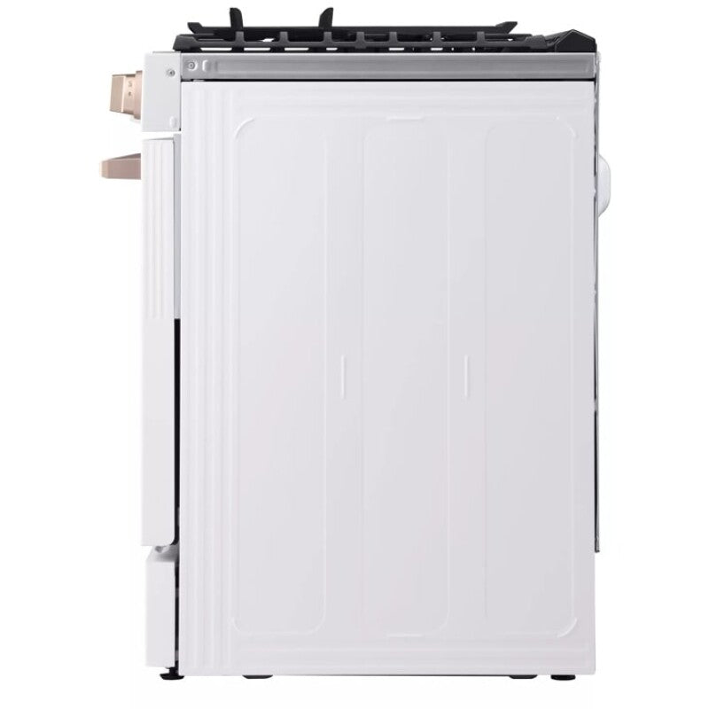 LG Studio LG STUDIO 6.3 cu. ft. InstaView® Gas Slide-in Range with ProBake Convection® and Air Fry - Essence White (LSGS6338N)