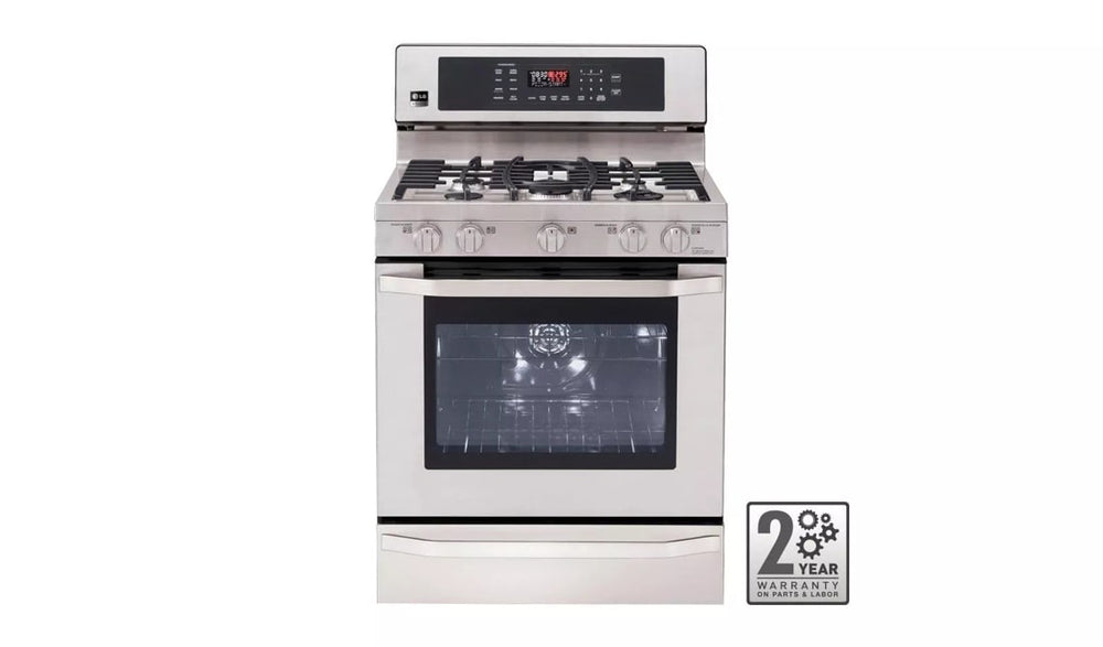 LG Studio LG Studio - 5.4 cu. ft. Capacity Gas Single Oven Range with EvenJet™ Convection System - Other (LSRG309ST)