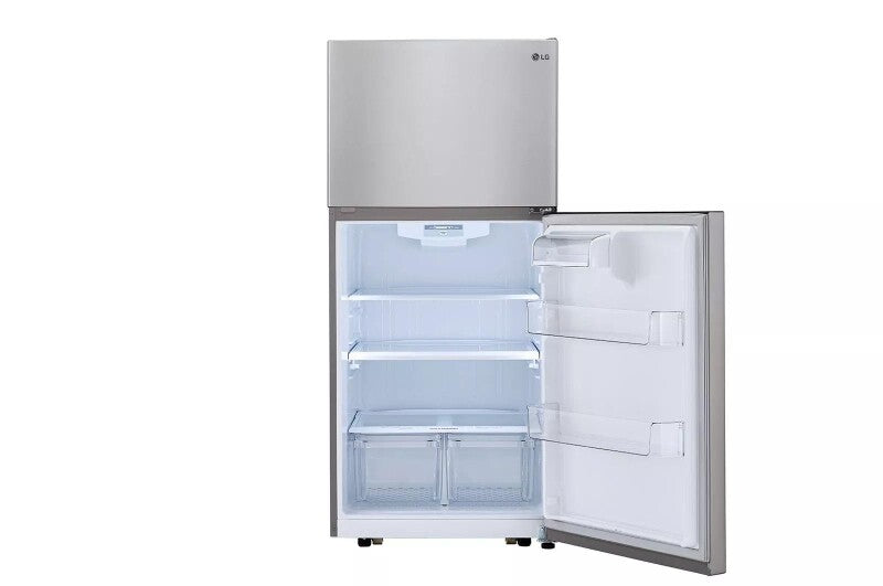 LG 20 cu. ft. Top Freezer Refrigerator - Stainless Steel (LTCS20030S)