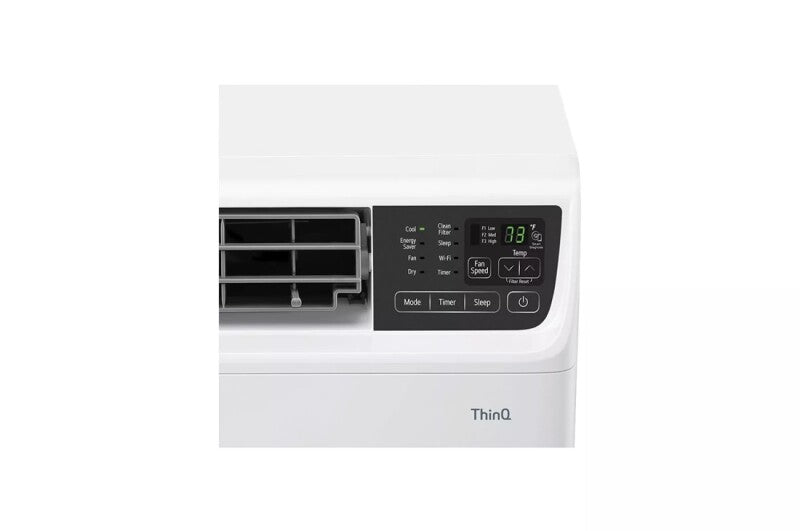 LG 12,000 Btu Dual Inverter Smart Wi-fi Enabled Window Air Conditioner | Cools Up To 550 Sq. Ft. - White (LW1222IVSM)