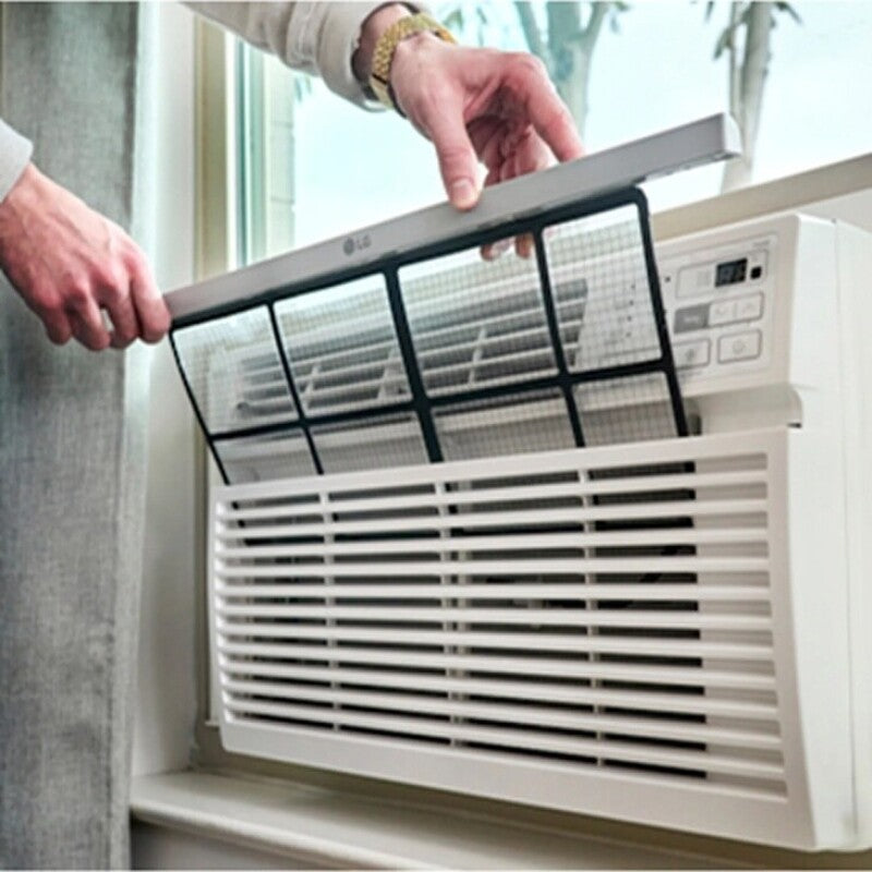 LG 14,000 Btu Window Air Conditioner | Cools Up To 800 Sq. Ft. - White (LW1424RD)