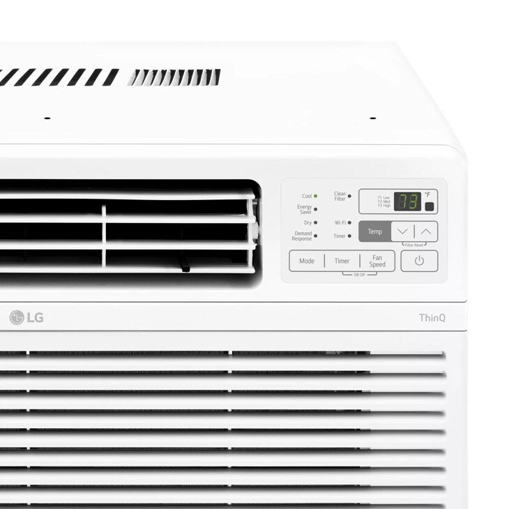 LG 14,000 Btu Smart Window Air Conditioner | Up To 700 Sq. Ft. - White (LW1521ERSM1)