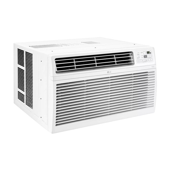 LG 14,000 Btu Smart Window Air Conditioner | Up To 700 Sq. Ft. - White (LW1521ERSM1)