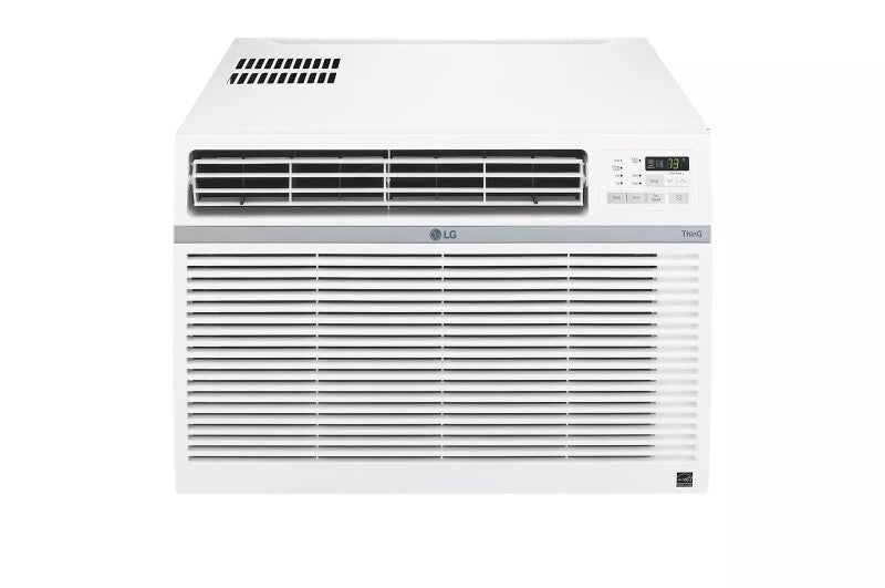 LG 18,000 Btu Smart Wi-fi Enabled Window Air Conditioner | Cools Up To 1,000 Sq. Ft. - White (LW1821ERSM)