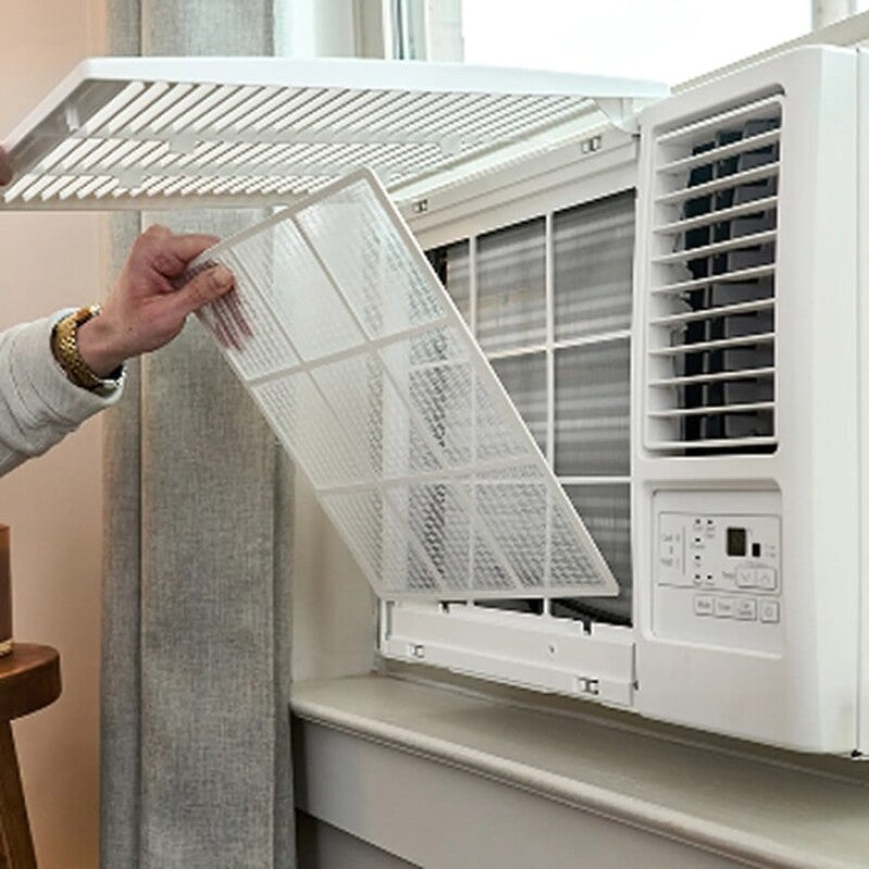 LG 18,000 BTU Smart Wi-Fi Enabled Window Air Conditioner, Cooling & Heating - White (LW1823HRSM)