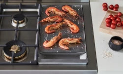 BERTAZZONI 48 inch All Gas Range, 6 Brass Burner and Griddle - Stainless Steel (MAS486BTFGMXT)