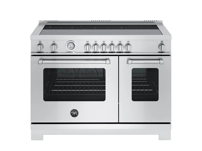 BERTAZZONI 48 inch Induction Range, 6 Heating Zones, Electric Oven - Stainless Steel (MAS486INMXV)