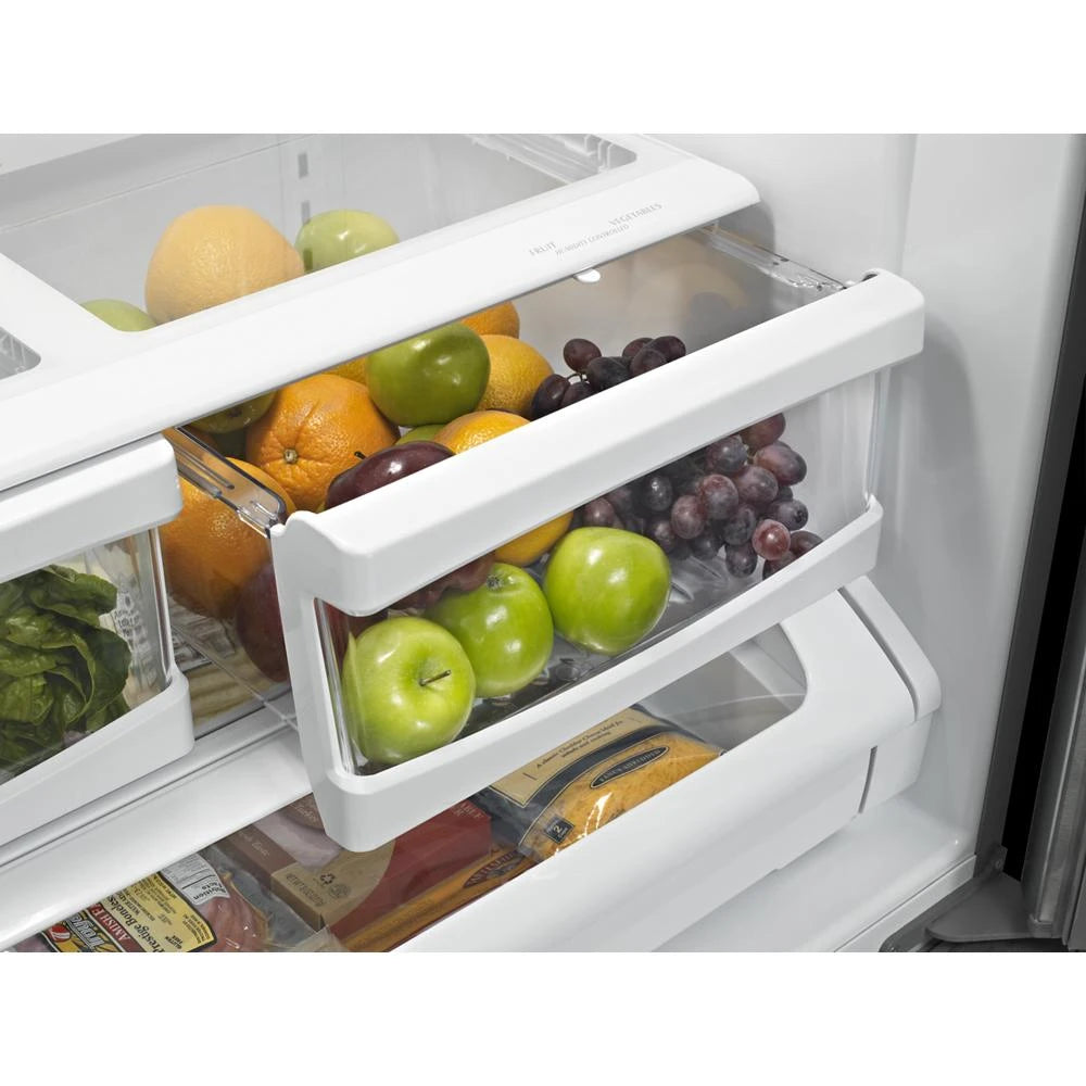Maytag 30-Inch Wide Bottom Mount Refrigerator - 19 Cu. Ft. - Fingerprint Resistant Stainless Steel (MBF1958FEZ)