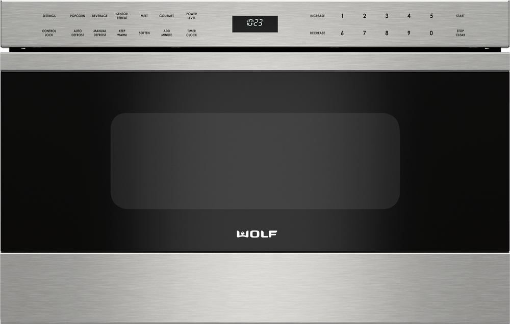 WOLF 24" Transitional Drawer Microwave - Stainless Steel (MD24TES)