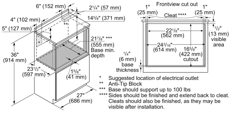 THERMADOR MicroDrawer Microwave 24" - Stainless Steel (MD24WS)
