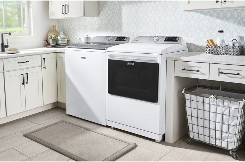 Maytag Smart Top Load Electric Dryer with Extra Power - 7.4 cu. ft. - White (MED7230HW)