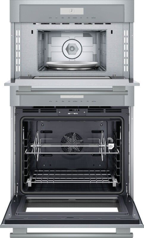 Thermador Double Combination built-in Oven with Speed Oven - Stainless Steel (MEDMC301WS)