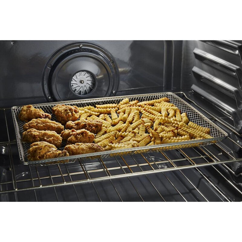 Maytag 30-Inch Wide Slide-In Electric Range With Air Fry - 6.4 Cu. Ft. - Fingerprint Resistant Stainless Steel (MES8800PZ)