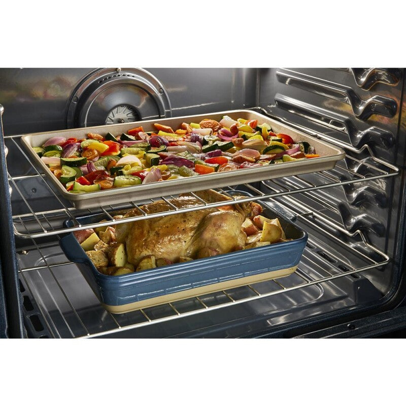 Maytag 30-Inch Wide Slide-In Electric Range With Air Fry - 6.4 Cu. Ft. - Fingerprint Resistant Stainless Steel (MES8800PZ)