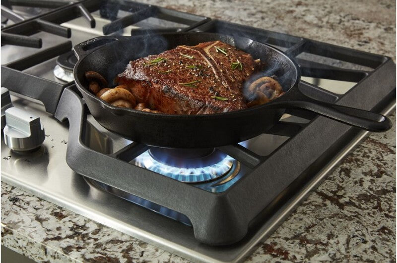 Maytag 36-inch Wide Gas Cooktop with DuraGuard Protective Finish - Stainless Steel (MGC9536DS)