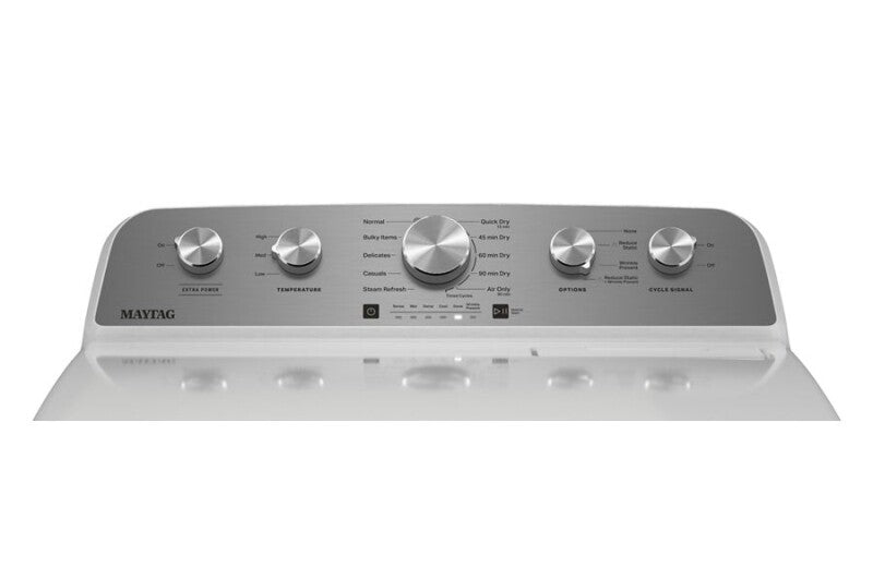 Maytag Top Load Gas Dryer with Steam-Enhanced Cycles - 7.0 cu. ft. - White (MGD5430MW)