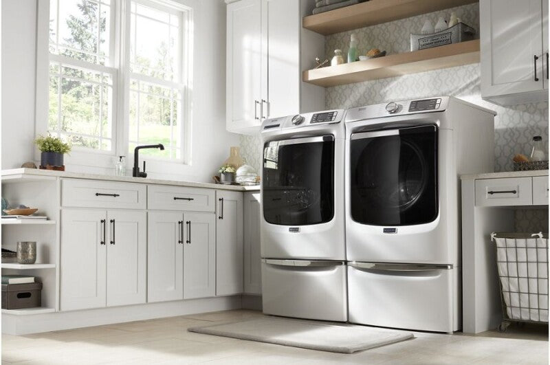 Maytag Smart Front Load Gas Dryer with Extra Power and Advanced Moisture Sensing Plus - 7.3 cu. ft. - White (MGD8630HW)