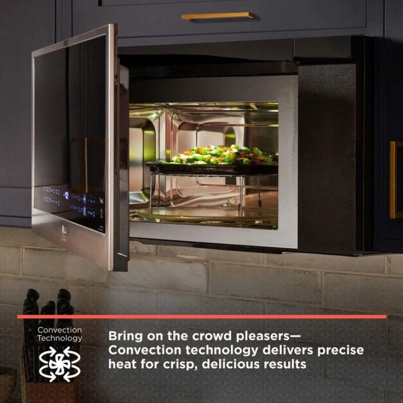 LG Studio 1.7 Cu. Ft. Over-the-range Convection Microwave Oven With Air Fry - Essence White (MHES1738N)