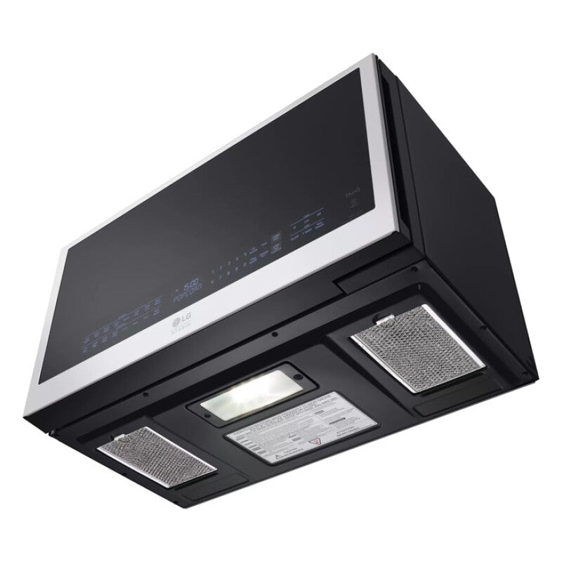 LG Studio LG STUDIO 1.7 cu. ft. Over-the-Range Convection Microwave Oven with Air Fry - Essence White (MHES1738N)