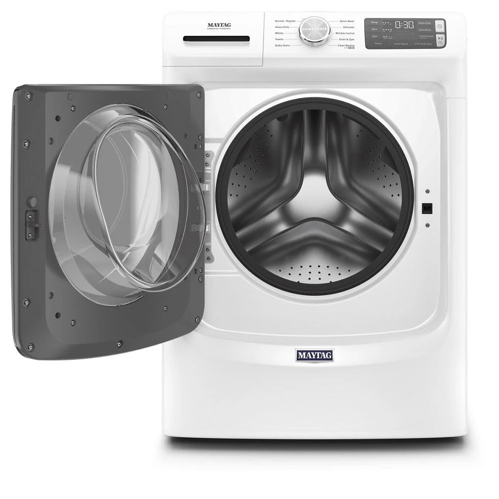 MAYTAG Front Load Washer with Extra Power and 12-Hr Fresh Spin™ option - 4.5 cu. ft. - White (MHW5630HW)