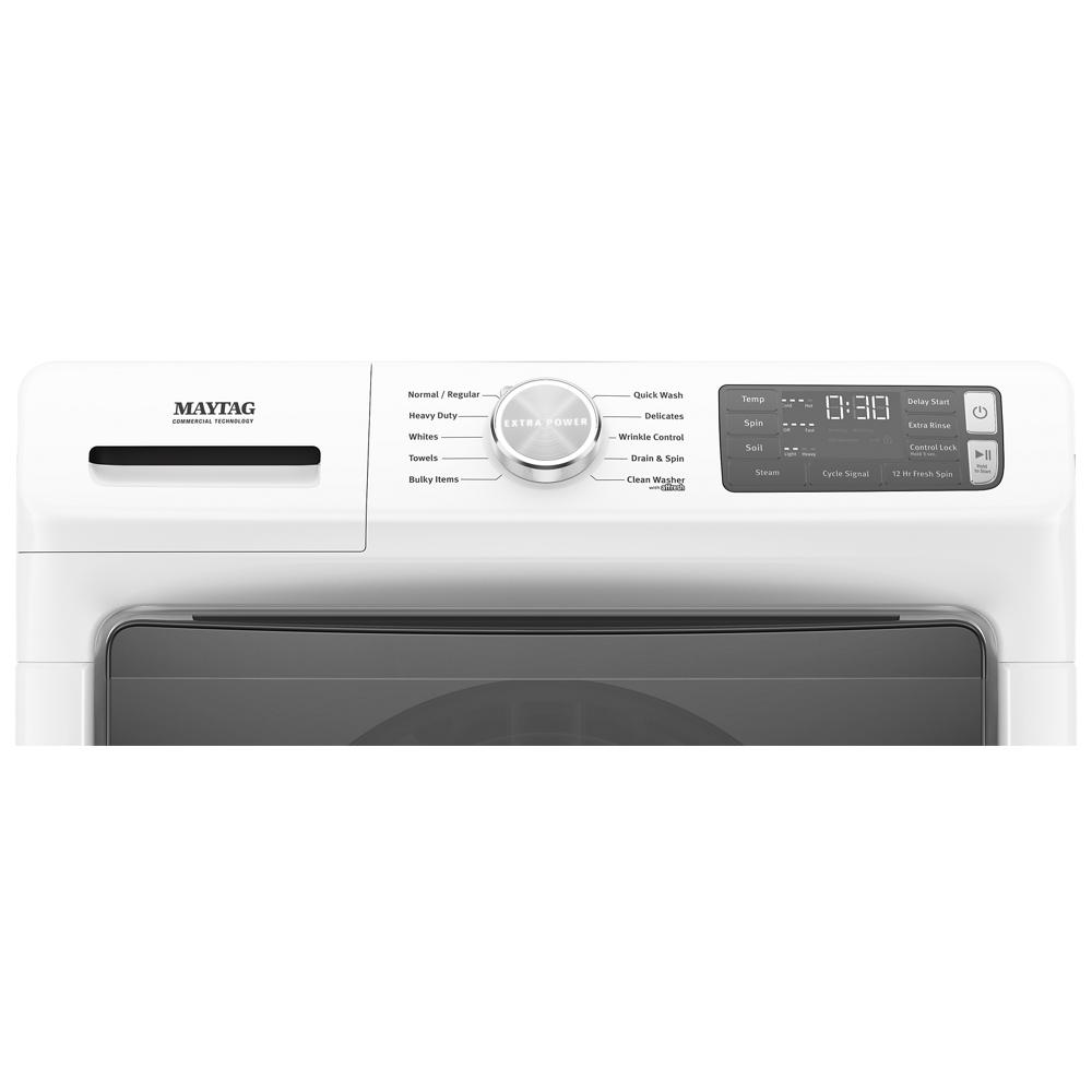 MAYTAG Front Load Washer with Extra Power and 12-Hr Fresh Spin™ option - 4.5 cu. ft. - White (MHW5630HW)