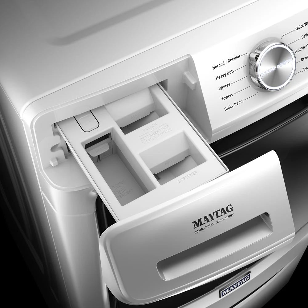 MAYTAG Front Load Washer with Extra Power and 12-Hr Fresh Spin™ option - 4.5 cu. ft. - White (MHW5630HW)