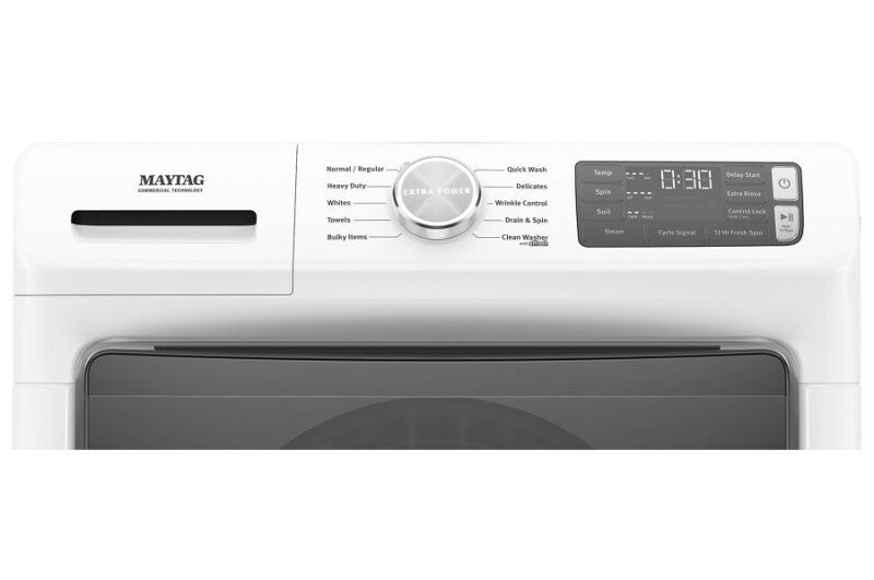 Maytag Front Load Washer with Extra Power and 12-Hr Fresh Spin option - 4.5 cu. ft. - White (MHW5630HW)