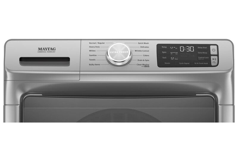 Maytag Front Load Washer with Extra Power and 16-Hr Fresh Hold option - 4.8 cu. ft. - Metallic Slate (MHW6630HC)