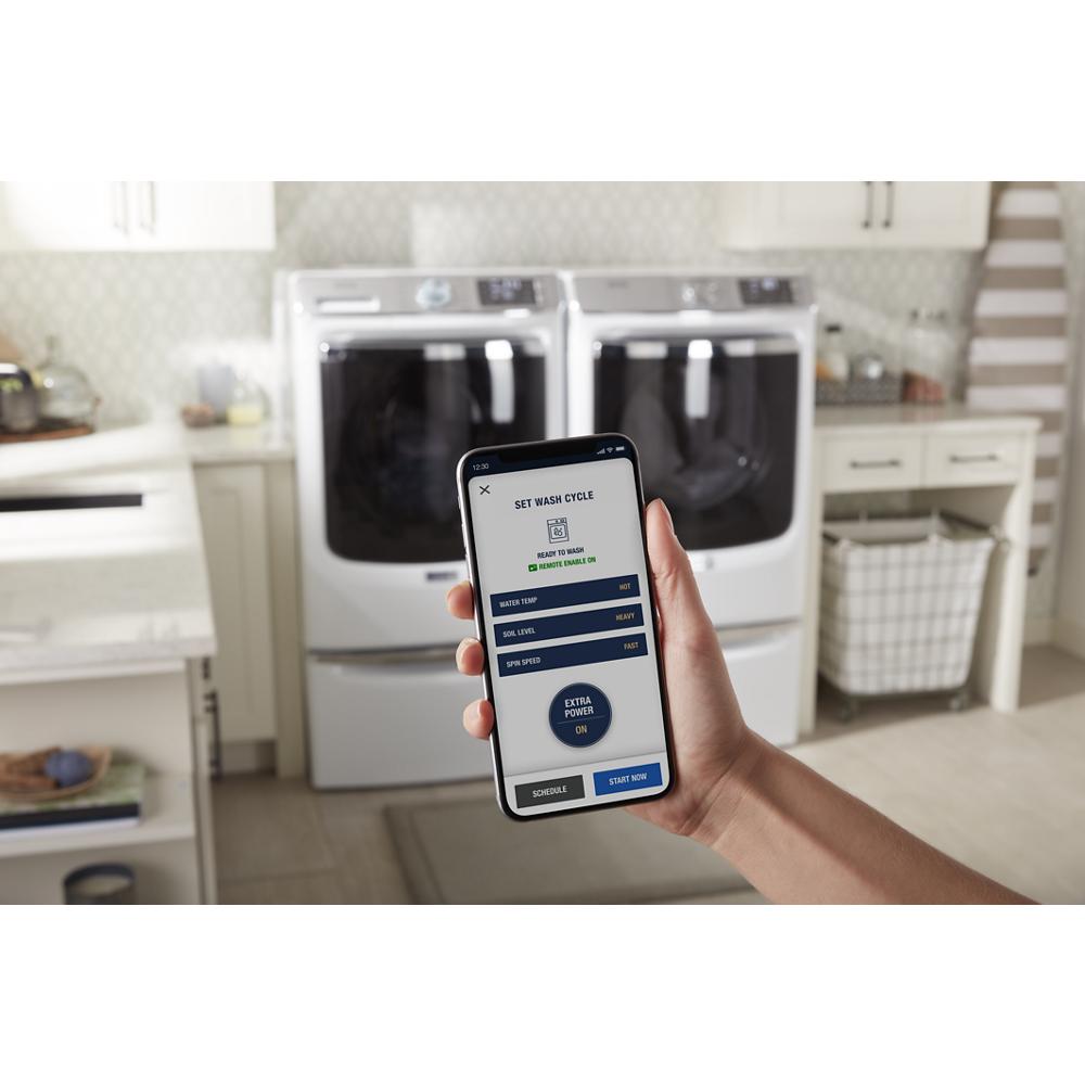 Maytag Smart Front Load Washer with Extra Power and 24-Hr Fresh Hold option - 5.0 cu. ft. - White (MHW8630HW)