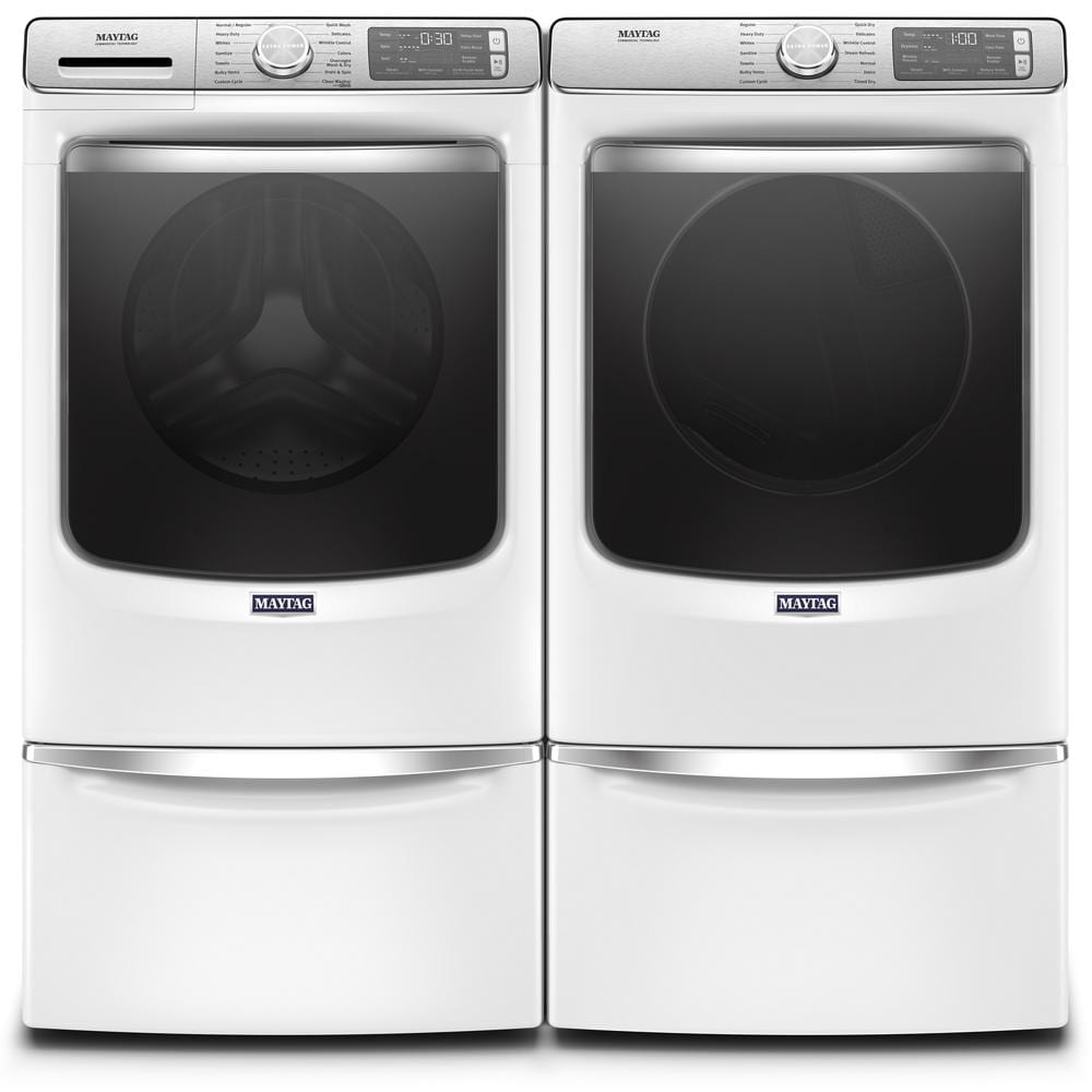 Maytag Smart Front Load Washer with Extra Power and 24-Hr Fresh Hold option - 5.0 cu. ft. - White (MHW8630HW)