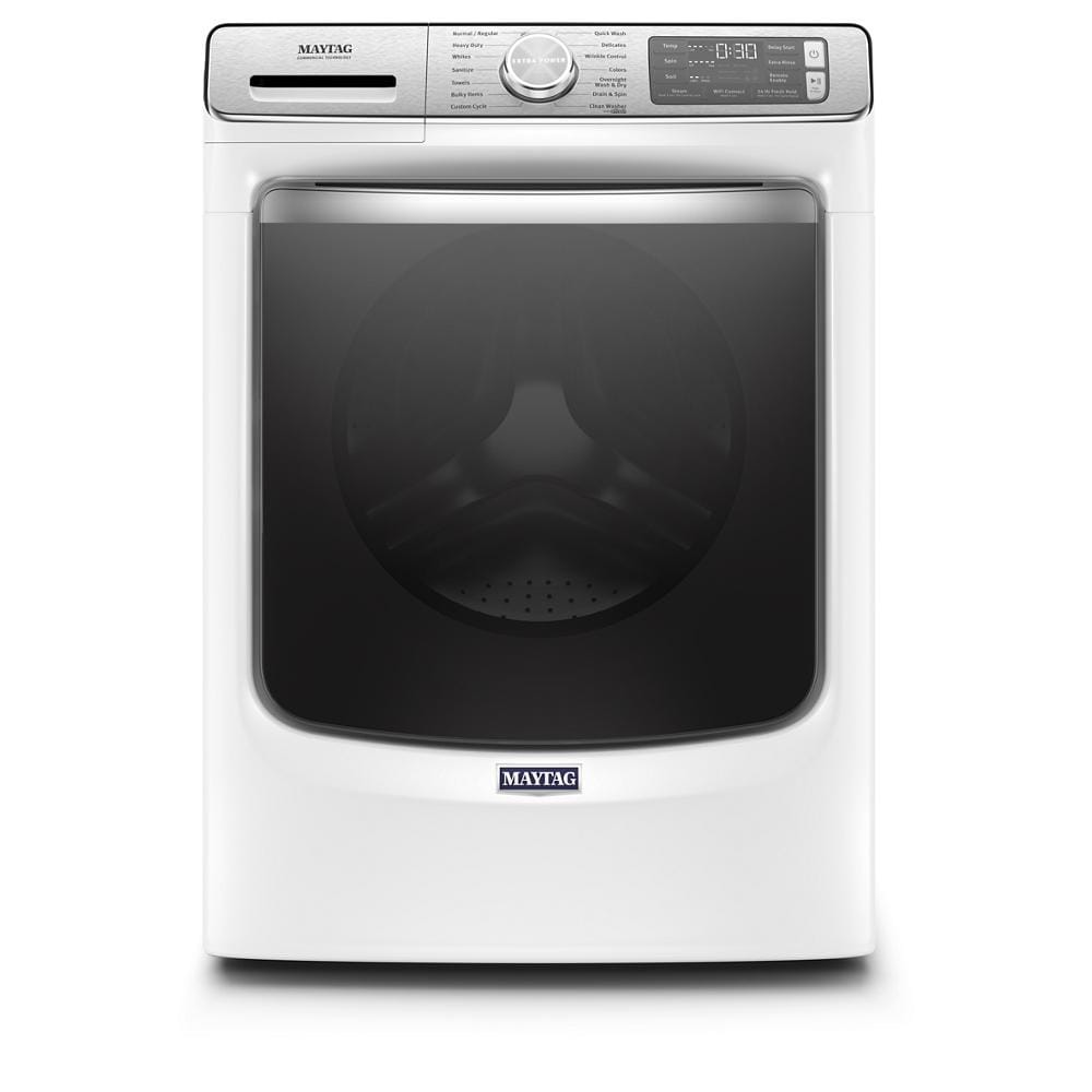 Maytag Smart Front Load Washer with Extra Power and 24-Hr Fresh Hold option - 5.0 cu. ft. - White (MHW8630HW)