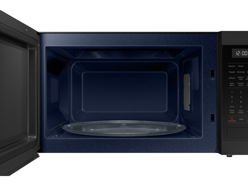 SAMSUNG Fingerprint Resistant | Ceramic Enamel Interior | 1.9 cu.ft. - Matte Black Stainless Steel (MS19DG8500MTAA)