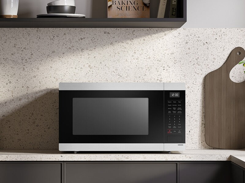 Samsung Fingerprint Resistant | Ceramic Enamel Interior | 1.9 cu.ft. - Stainless Steel (MS19DG8500SRAA)