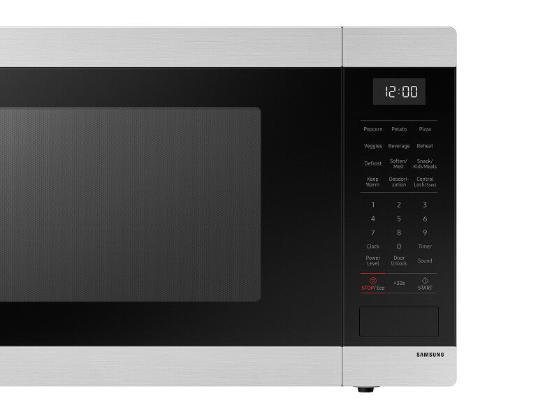 Samsung Fingerprint Resistant | Ceramic Enamel Interior | 1.9 cu.ft. - Stainless Steel (MS19DG8500SRAA)