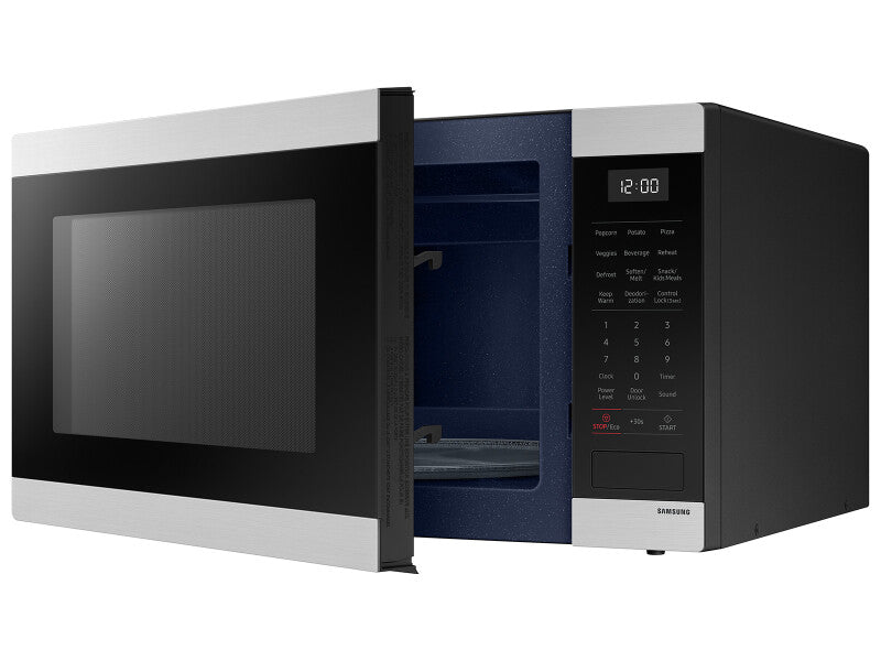 Samsung Fingerprint Resistant | Ceramic Enamel Interior | 1.9 cu.ft. - Stainless Steel (MS19DG8500SRAA)