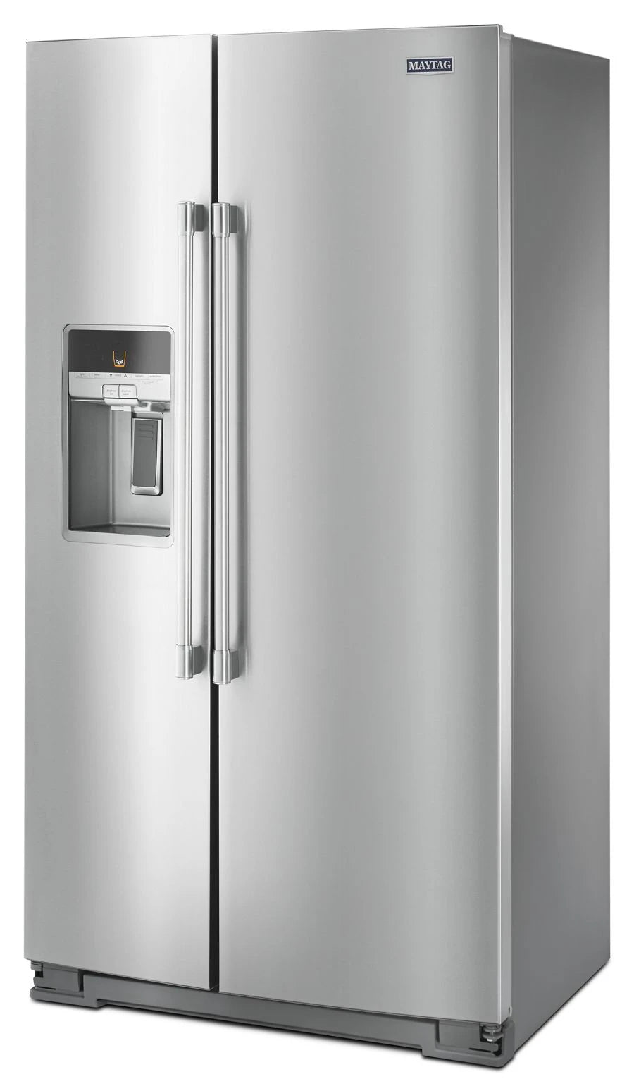 Maytag 36- Inch Wide Counter Depth Side-by-side Refrigerator- 21 Cu. Ft. - Fingerprint Resistant Stainless Steel (MSC21C6MFZ)
