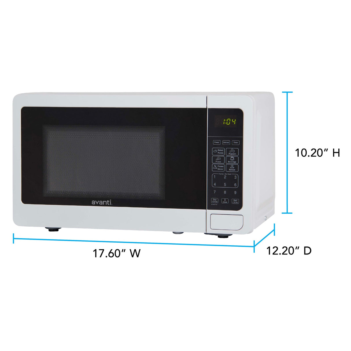 AVANTI Avanti Countertop Microwave Oven, 0.7 cu. ft. - Black (MT7V1B)
