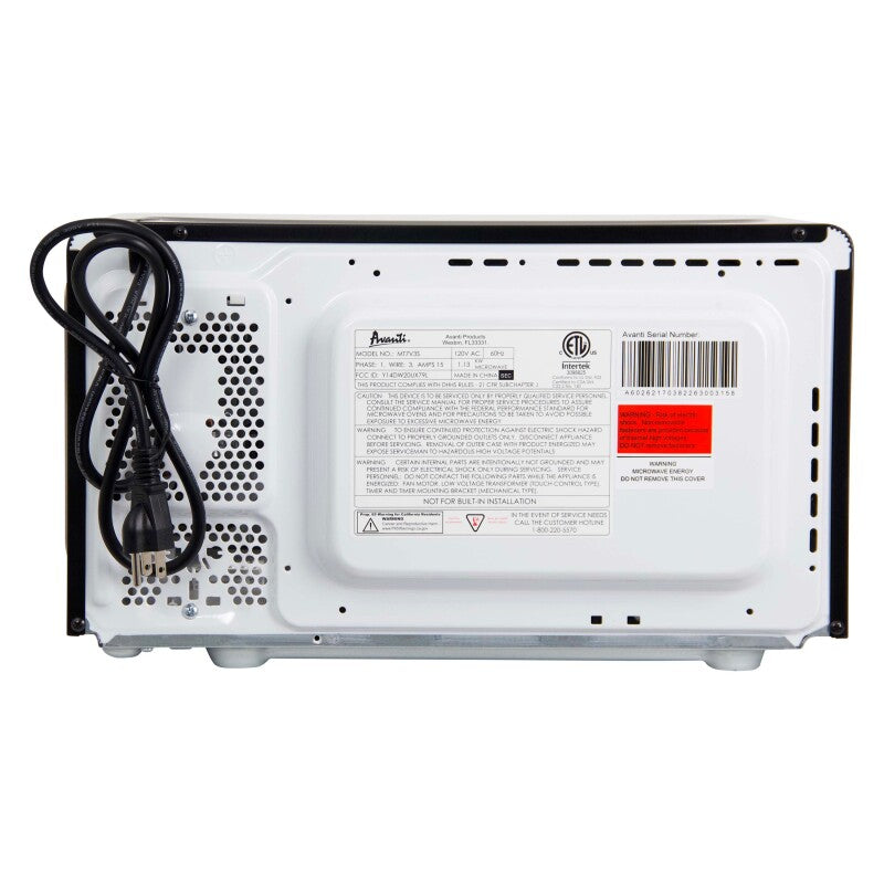 AVANTI Avanti Countertop Microwave Oven, 0.7 cu. ft. - Black / 0.7 cu. ft. -  (MT7V1B)