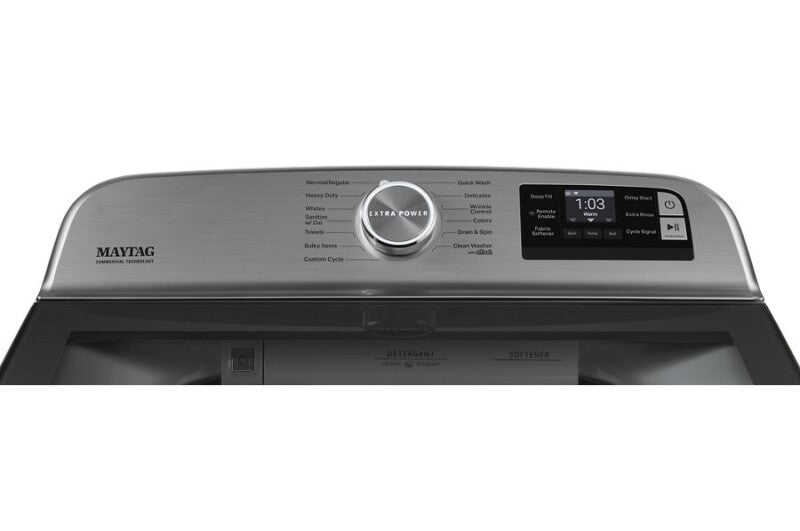 Maytag Smart Top Load Washer with Extra Power - 5.2 cu. ft. - White (MVW7230HW)