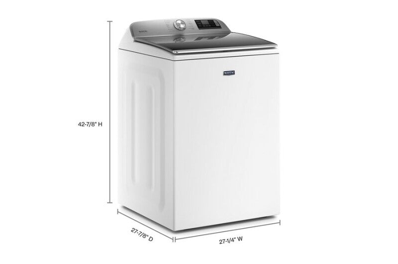 Maytag Smart Top Load Washer with Extra Power - 5.2 cu. ft. - White (MVW7230HW)