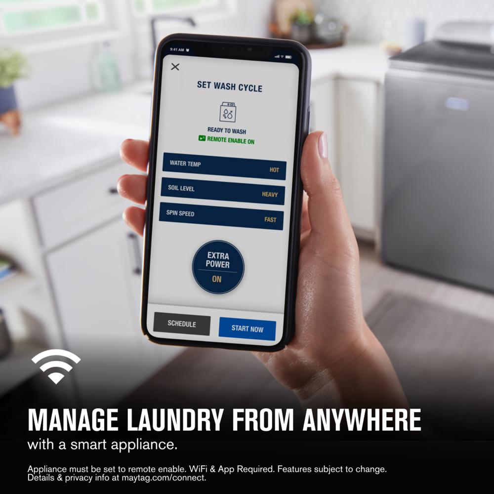Maytag Smart Top Load Washer with Extra Power - 5.3 cu. ft. - White (MVW7232HW)
