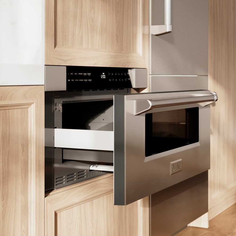 ZLINE 30 In. 1.2 Cu. Ft. Stainless Steel Built-in Microwave Drawer - Stainless Steel (MWD30)