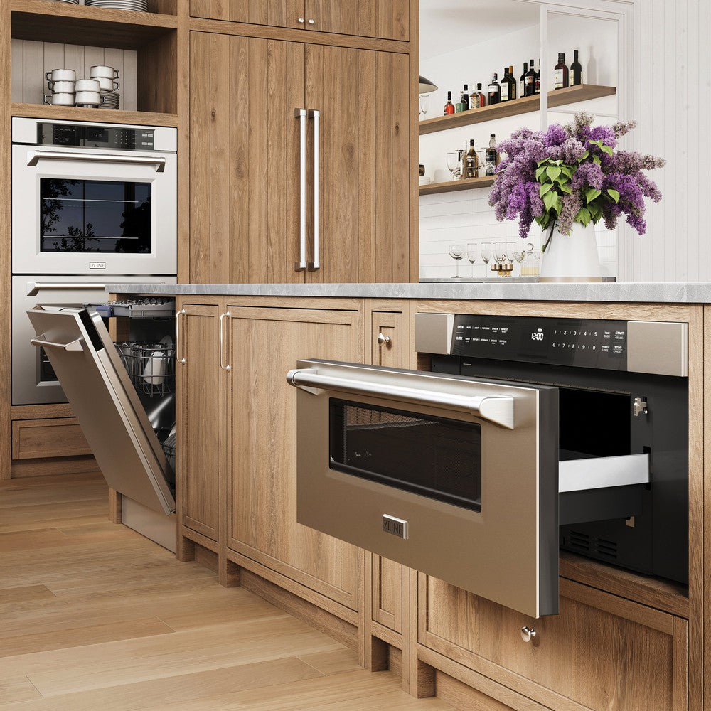 ZLINE 30 In. 1.2 Cu. Ft. Stainless Steel Built-in Microwave Drawer - Stainless Steel (MWD30)